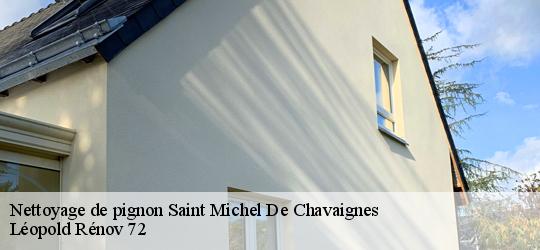 Nettoyage de pignon  saint-michel-de-chavaignes-72440 Léopold Rénov 72