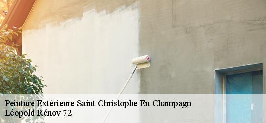 Peinture Extérieure  saint-christophe-en-champagn-72540 Léopold Rénov 72