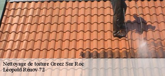 Nettoyage de toiture  greez-sur-roc-72320 Léopold Rénov 72